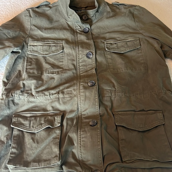 Lucky brand green denim jacket - Picture 7 of 8